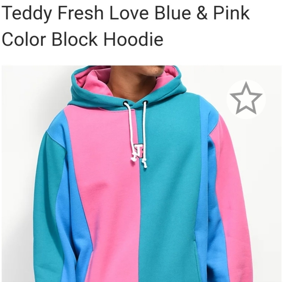 Teddy Fresh Sweaters - Teddy French Color Block Hooded Sweater